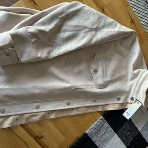 NWT suede shacket